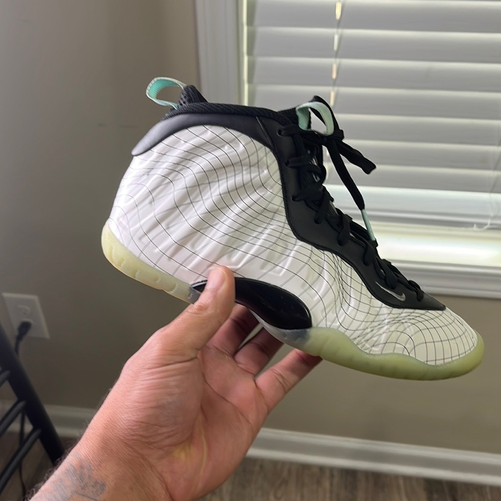 Nike Little Posite One Glacier Ice Black Platinum Tint White